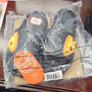 Wonder Nation Kids' Sandals in Black and Yellow